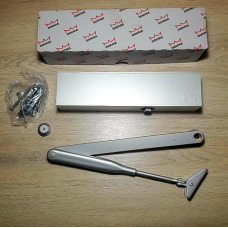 Доводчик Dorma TS-83, EN 3-6, зі складаною тягою, срібло