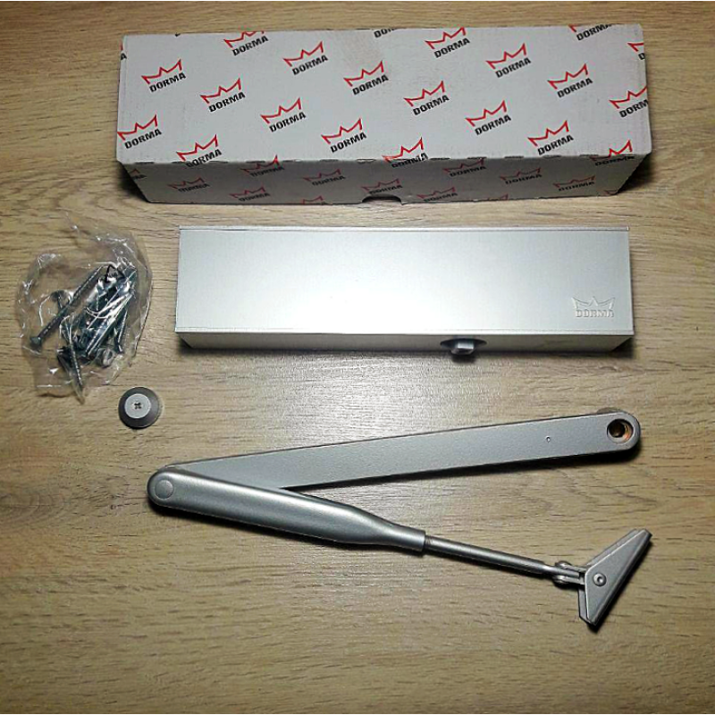 Доводчик Dorma TS-83, EN 7, зі складною тягою, срібло