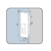 Центральний замок US20 DORMA universal light для скляних дверей. Центральний замок US20 DORMA universal light для скляних дверей.