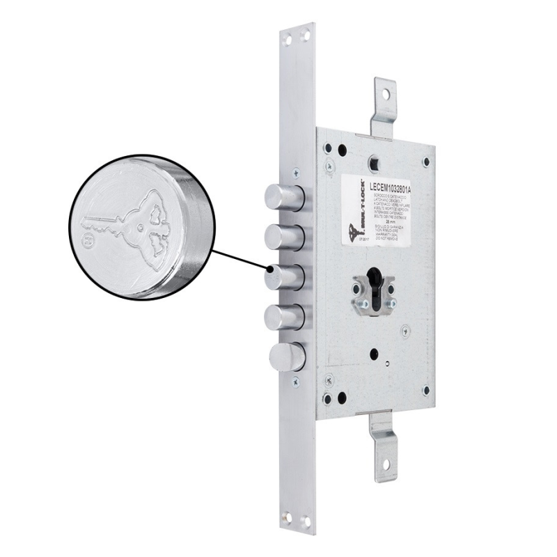 Замок врізний MUL-T-LOCK 3-WAY DIN A528 CR UNIV ВЅ63мм 85мм w/o_SP