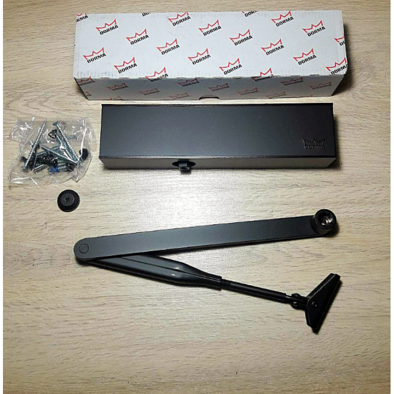 Доводчик Dorma TS-83, EN 3-6, зі складною тягою, коричневий