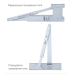 Доводчик RYOBI (Ріобі) D-1200P(U) ВС UNIV EN2/3/4, колір срібло