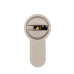 Циліндр замка MUL-T-LOCK INTEGRATOR CAM30 5 KEY ключ/ключ, колір нікель сатин