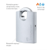 Замок навісний MUL-T-LOCK G55P 7x7 0767 2KEY DND77_GREY_INS NR_shackle 23 мм 10 мм