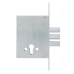 Замок врізний MUL-T-LOCK 1-WAY DIN 353P NC UNIV ВЅ60мм SP